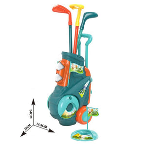 Kids Golf Set with Rolling Bag Kingsport Luxury Mini Golf Toy Set