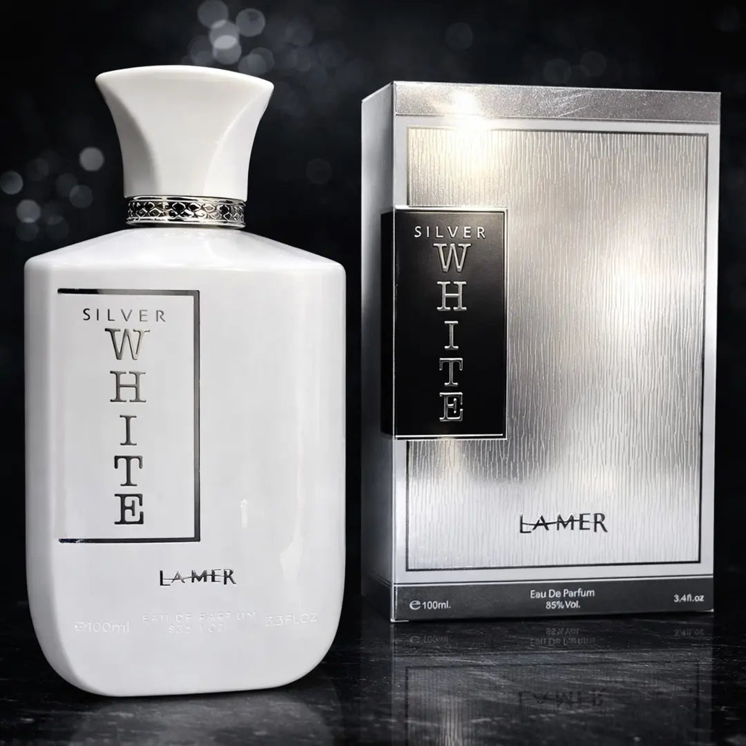 Silver White perfume 100ml with fresh floral woody long lasting fragrance