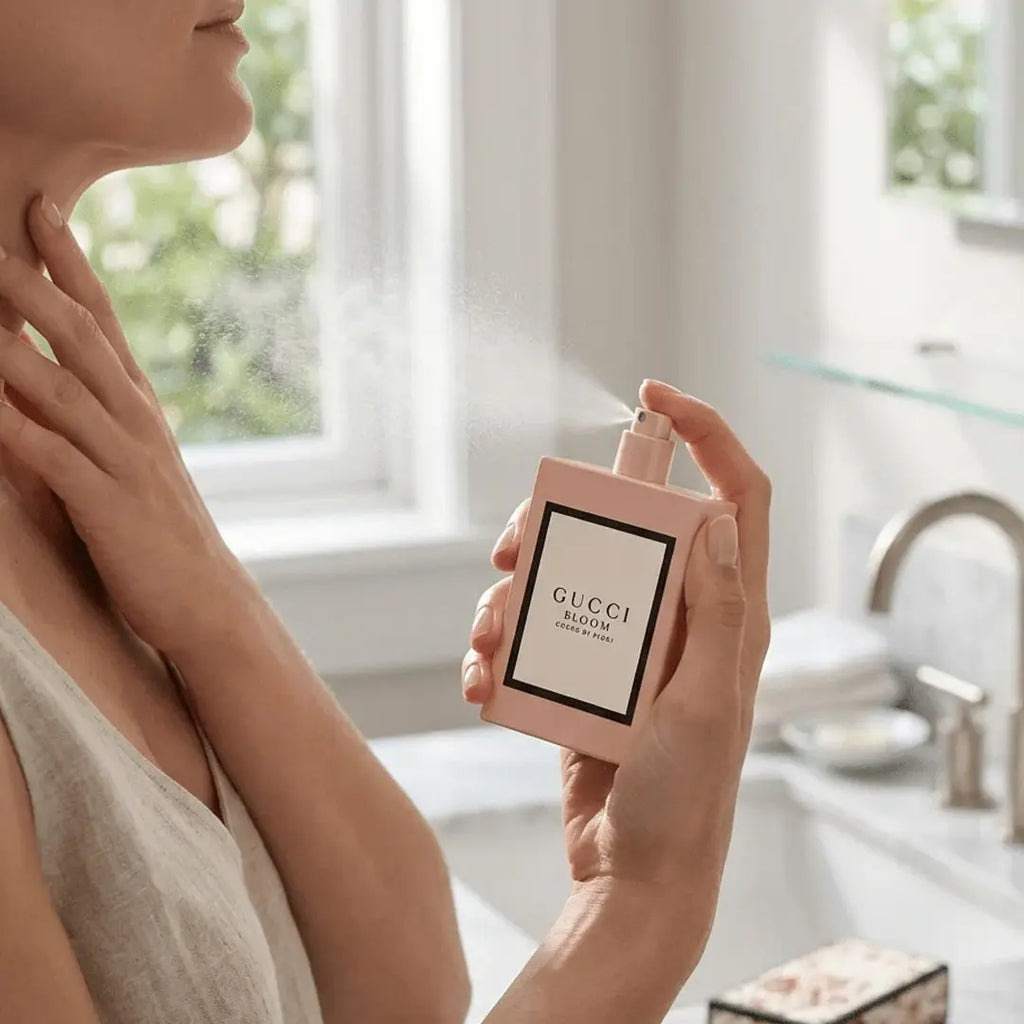 Luxury floral fragrance designed for women with delicate lasting aroma