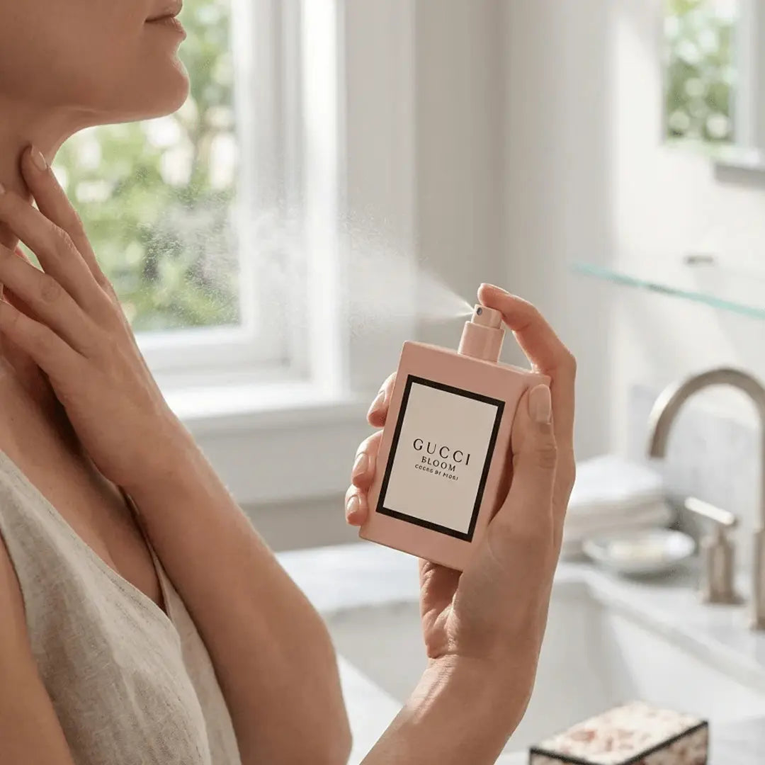Luxury floral fragrance designed for women with delicate lasting aroma