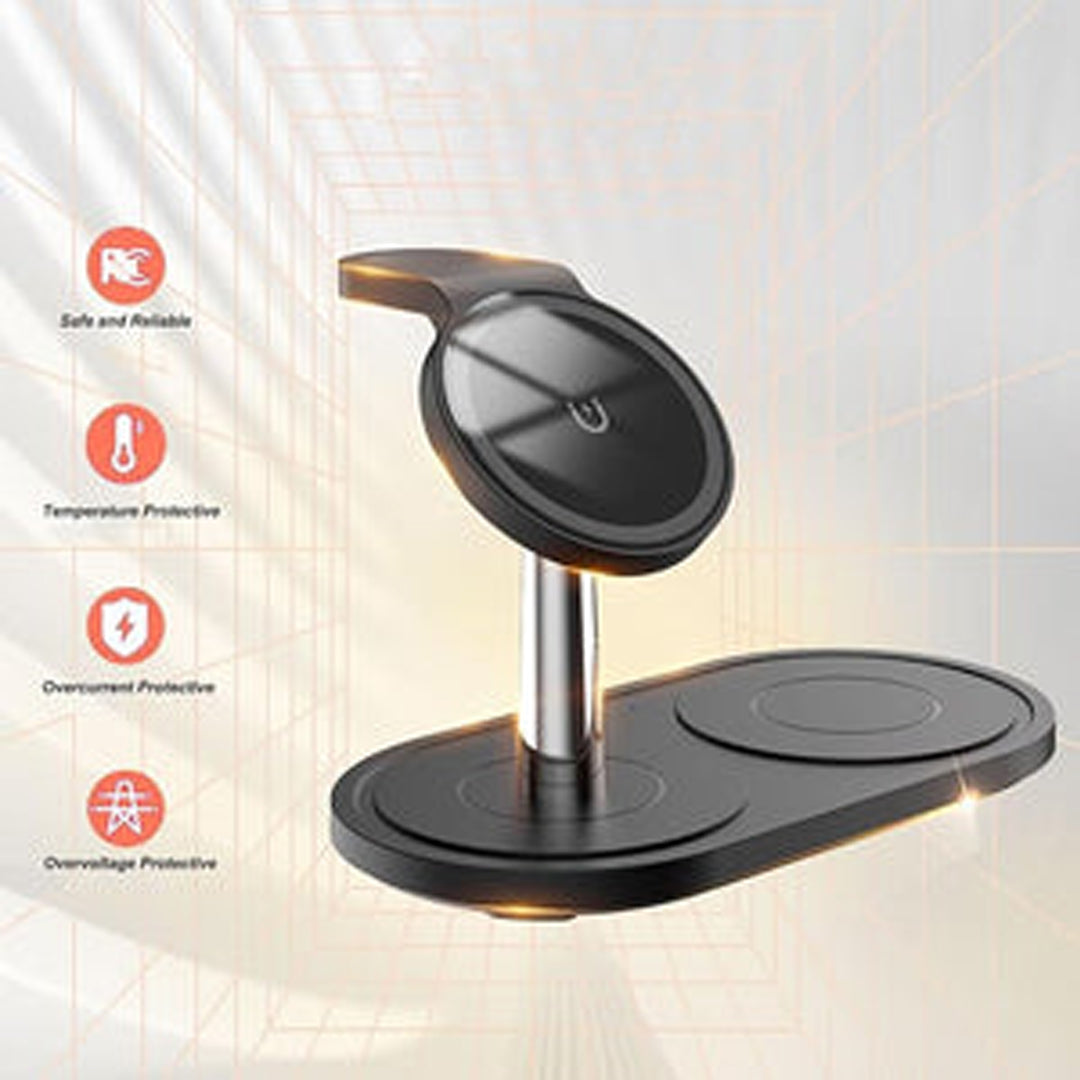 3-in-1 Multifunctional Wireless Charger Stand Fast Charging Station