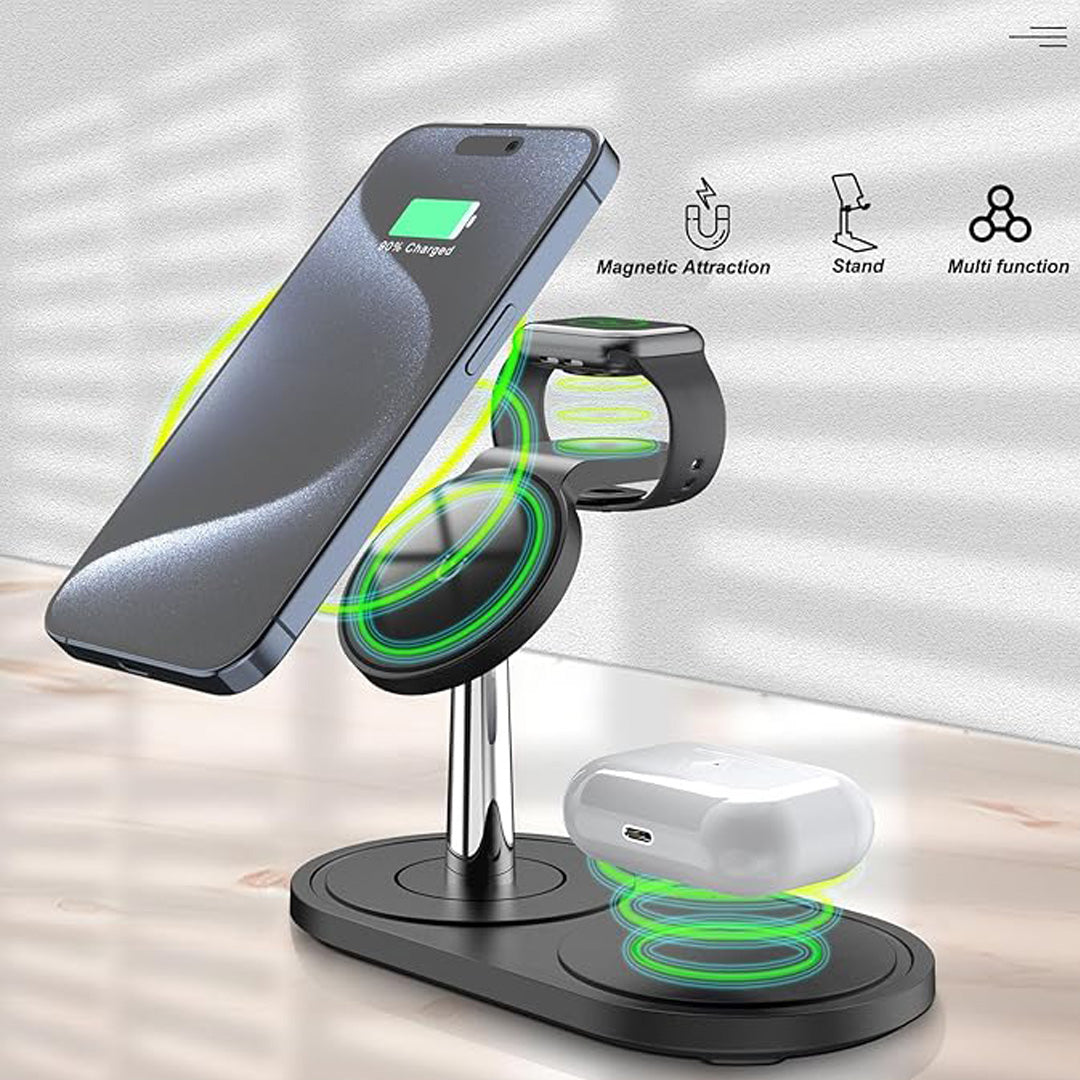 3-in-1 Multifunctional Wireless Charger Stand Fast Charging Station