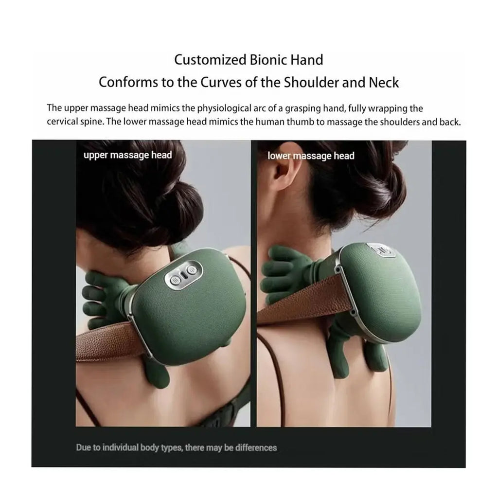 Smart shoulder massager for reducing stiffness and improving relaxation