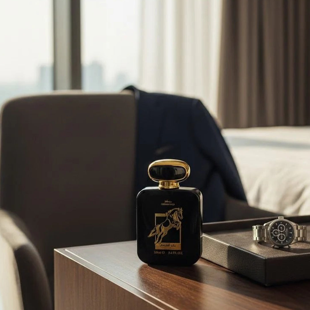 Qaed Al Fursan Eau De Parfum 100ML for Men Luxury Oriental Woody Long Lasting Fragrance