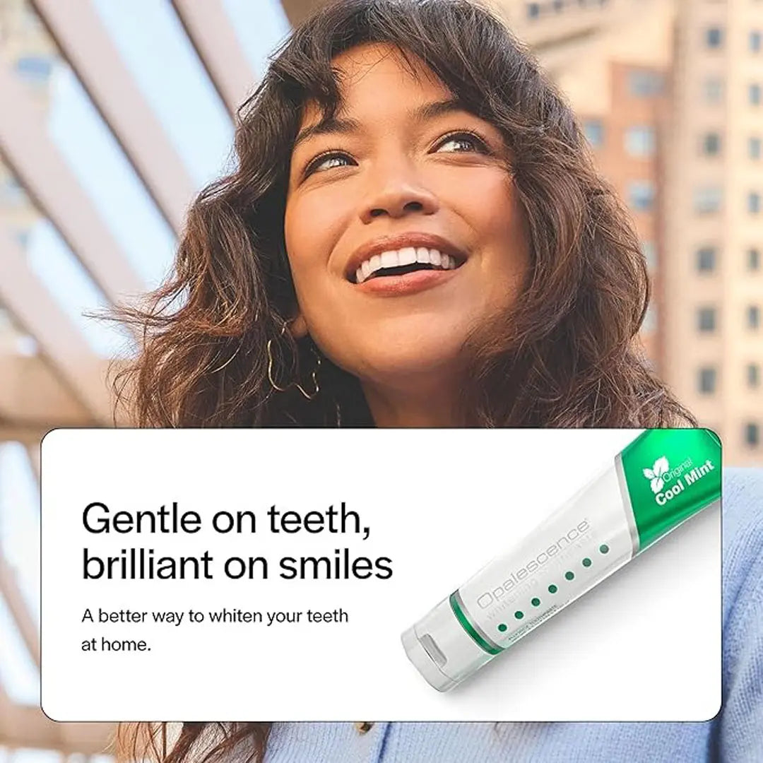 Fluoride toothpaste for maintaining white teeth and healthy dental care