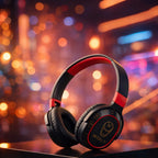 Wireless Bluetooth headset headphones with Bluetooth 5.3 and 25 hour playback time
