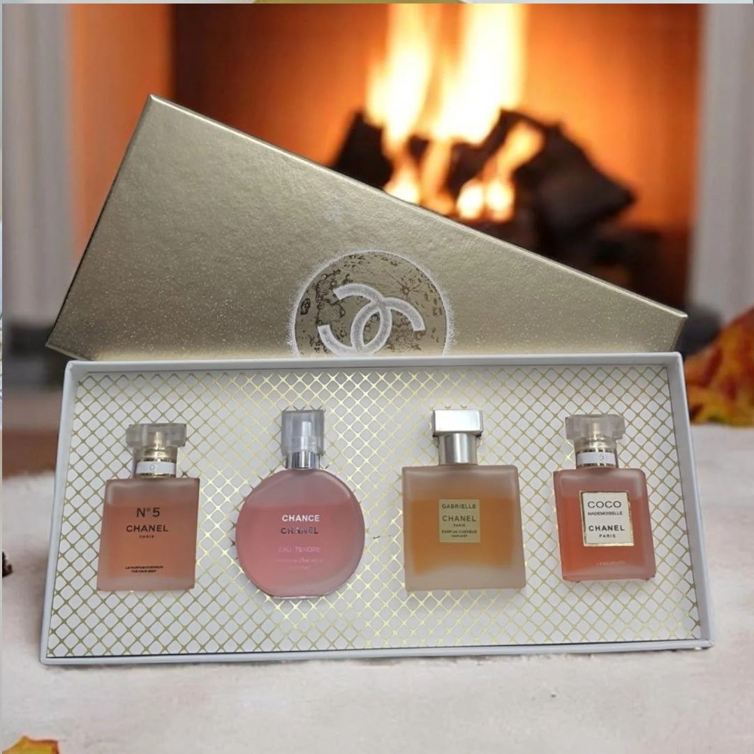 Chanel Mini Perfume Set 4x25ml Elegant Women Fragrance Collection