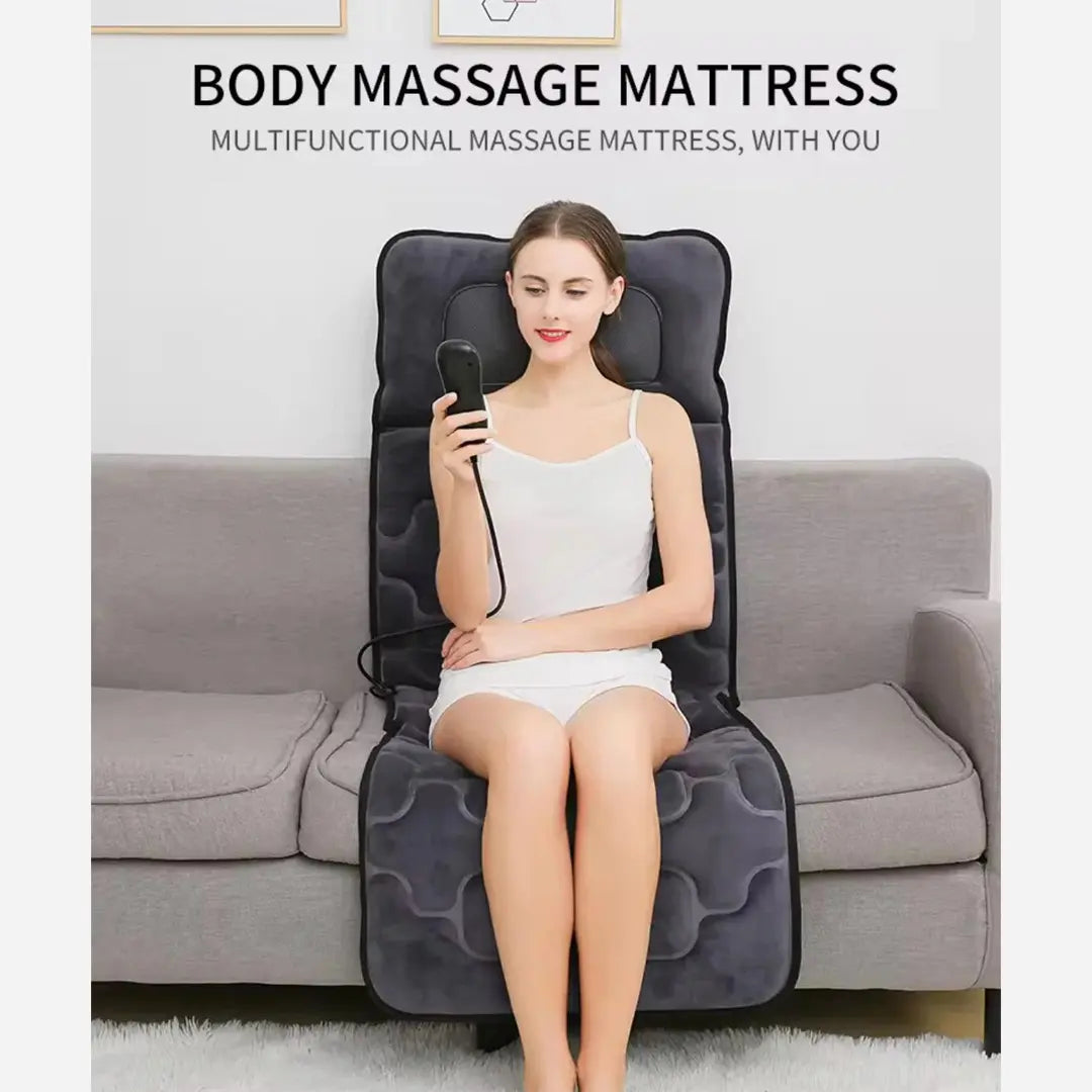 Portable back and seat massager for muscle relief and daily comfort