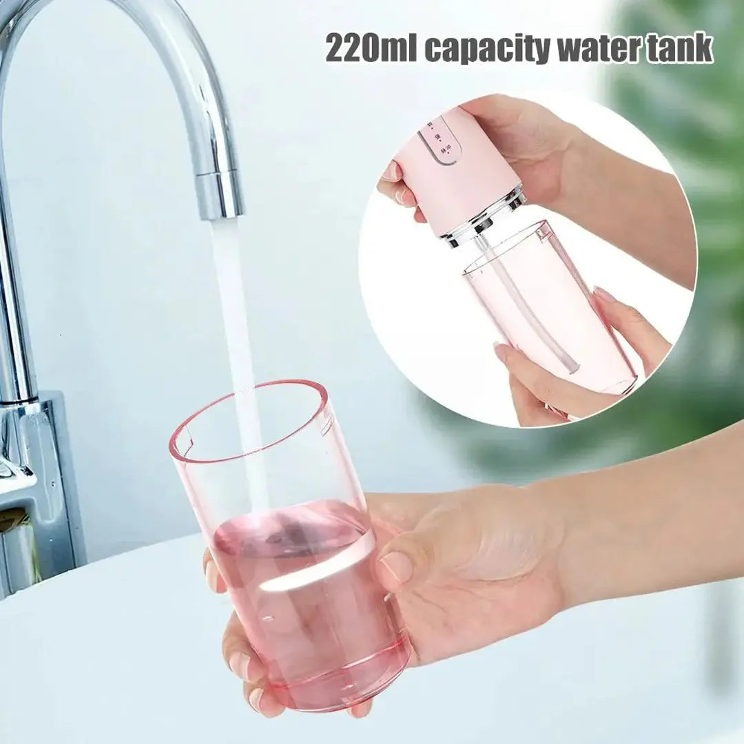 Electric water flosser for daily deep cleaning and fresher breath support