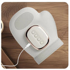 Intelligent hand therapy massager with USB charging and one touch controls for home or office use
