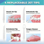 Dental water flosser with 3 cleaning modes for effective oral hygiene