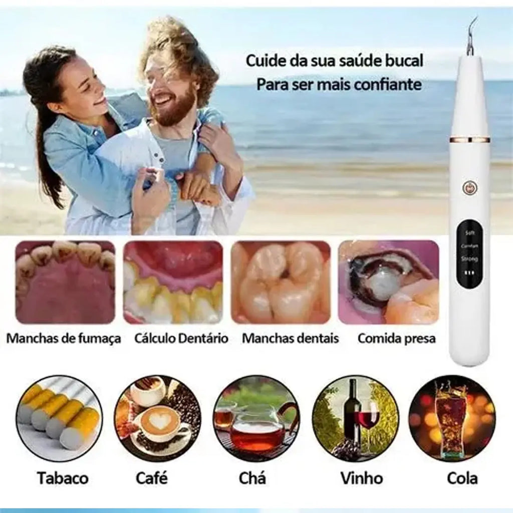 Electric dental cleaning tool designed for deep oral hygiene support