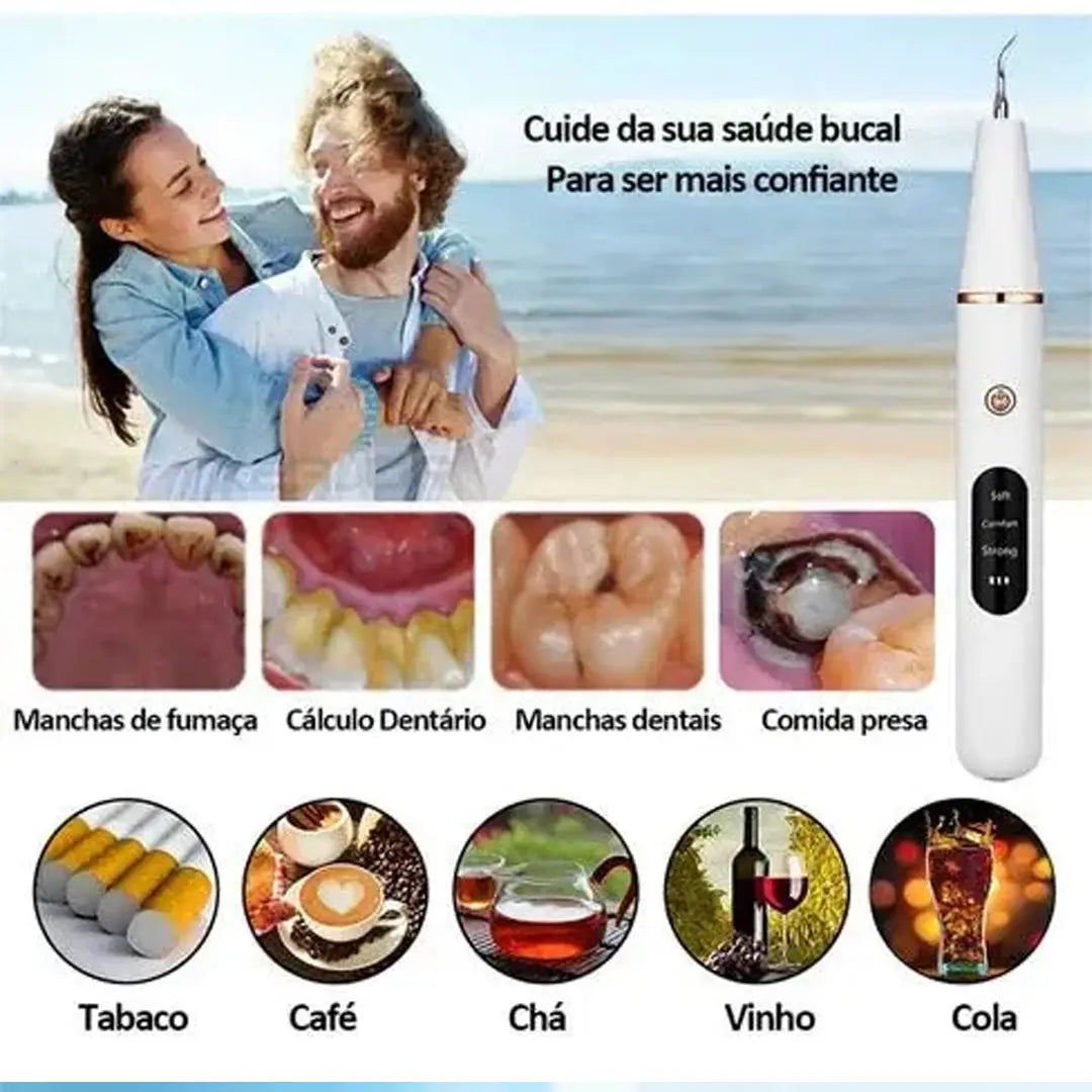 Electric dental cleaning tool designed for deep oral hygiene support
