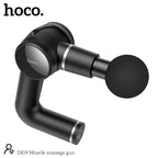 Muscle massage gun with four interchangeable heads for targeted deep tissue relaxation