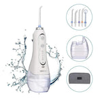 Adjustable pressure water flosser with multiple tips for effective oral hygiene