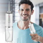 Portable oral irrigator water flosser for deep dental cleaning care