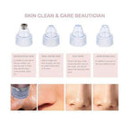 Rechargeable pore vacuum device for deep cleansing and smoother skin