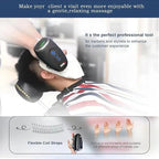 Rechargeable handheld massager designed for muscle relaxation and stress relief