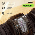 Electric foot rest massager with deep kneading massage technology for tired feet relief
