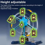 Electric target toy set with rotating action and safe foam dart shooting fun