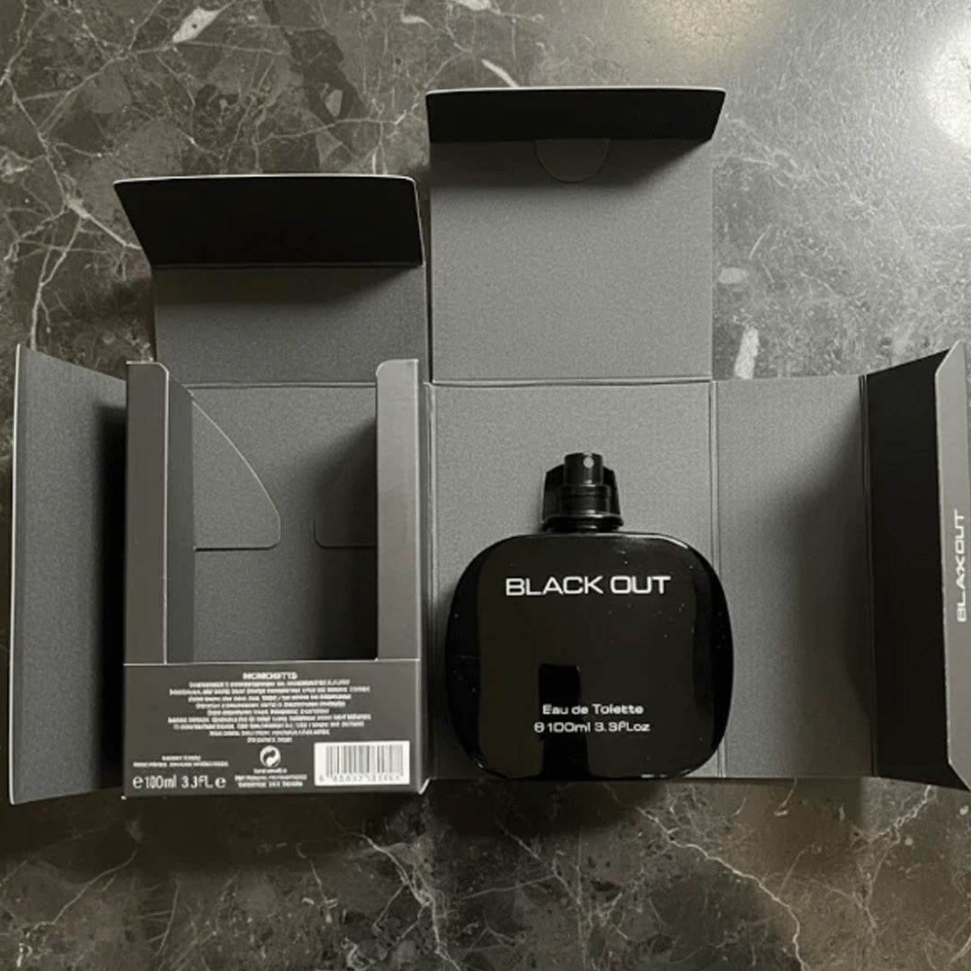 Black Out Eau De Toilette 100ML for Men Fresh Woody Long Lasting Everyday Fragrance