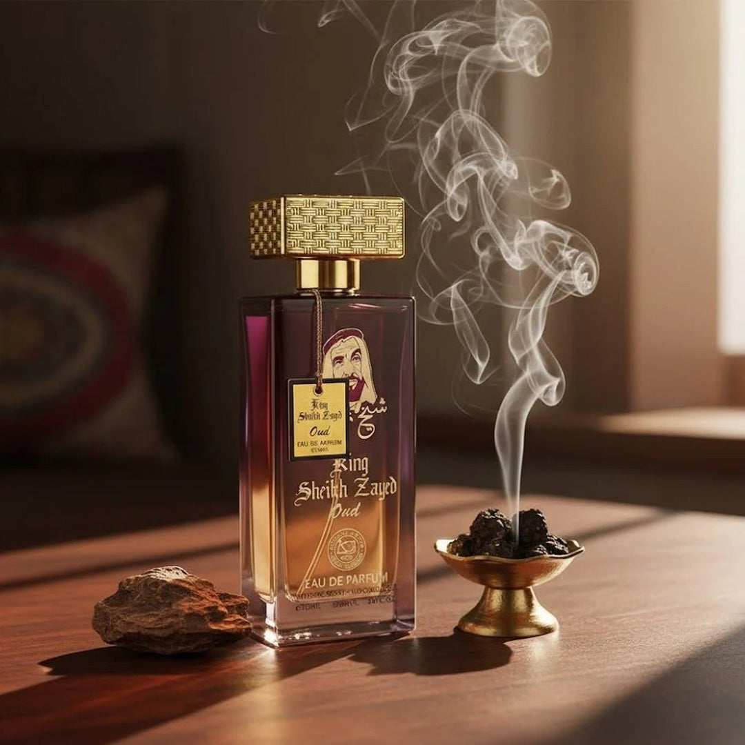 King Sheikh Zayed Oud Eau De Parfum 100ML Luxury Arabian Oud Long Lasting Fragrance for Men