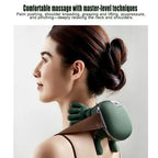 Electric neck and shoulder massager for soothing pain relief and comfort