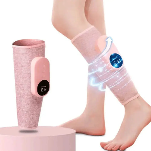 Adjustable calf massager designed to improve blood circulation and relaxation