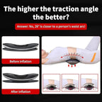 Portable back massage machine for reducing stiffness and improving comfort