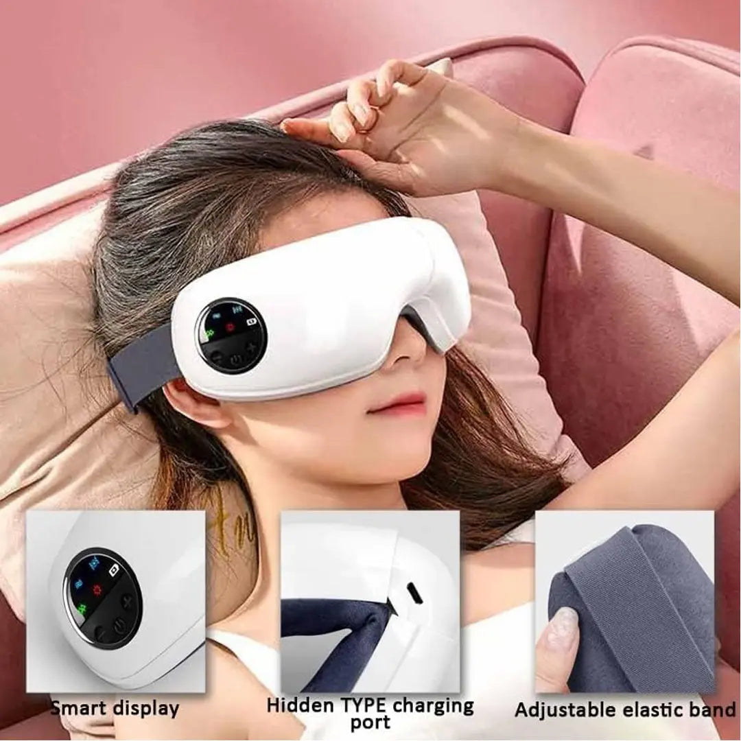 Electric eye massager with gentle pressure function for reducing eye strain