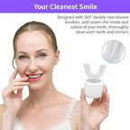 Automatic sonic cleaning device for healthier teeth and fresh breath