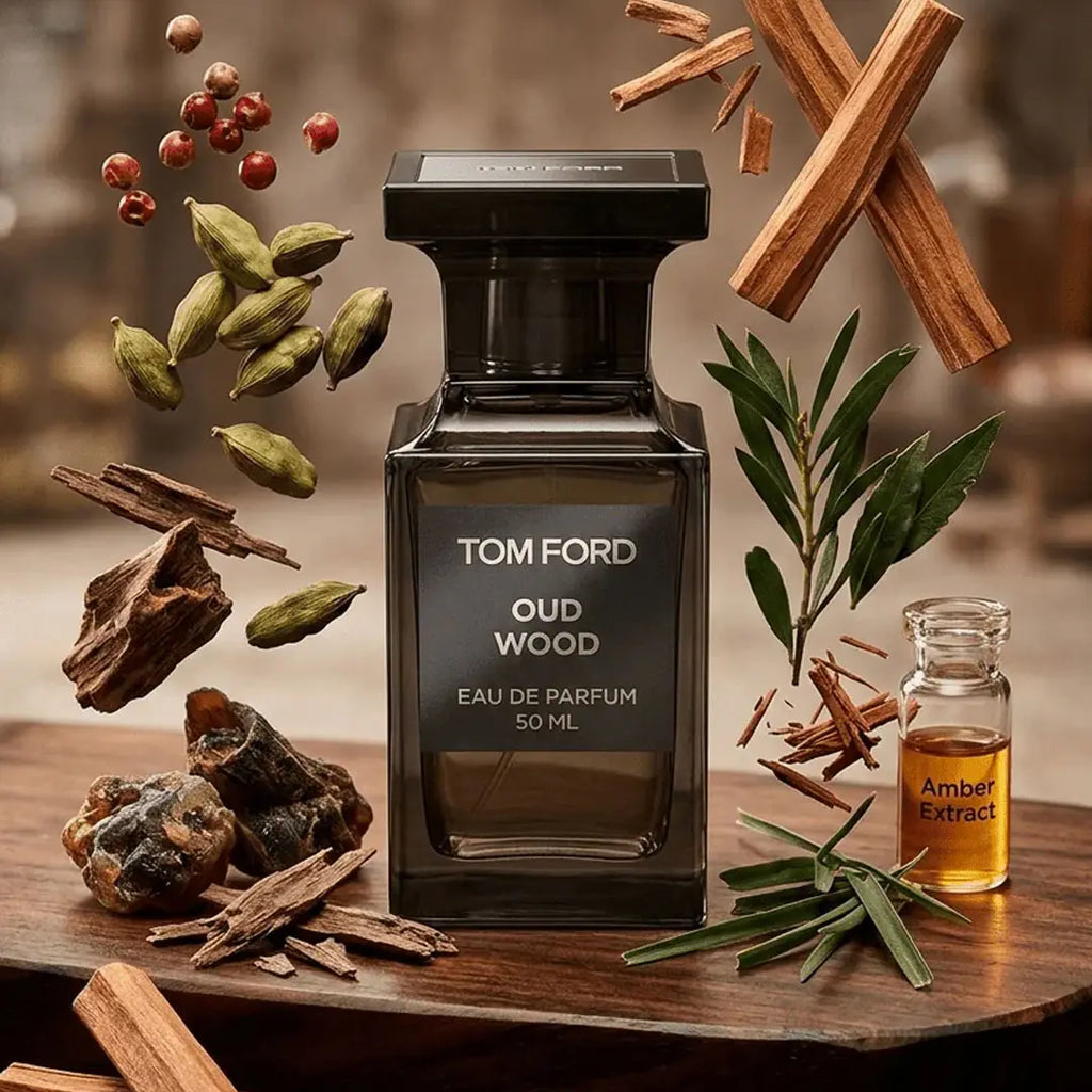 Tom Ford Oud Wood eau de parfum 50ML with luxury woody unisex fragrance