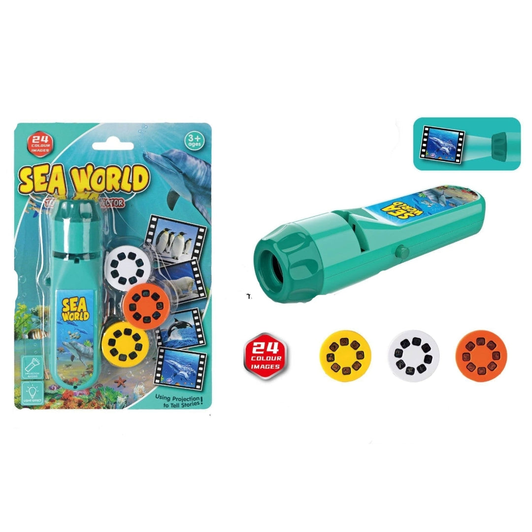 Animal Projector for Kids Rotating Night Light with Animal Slides