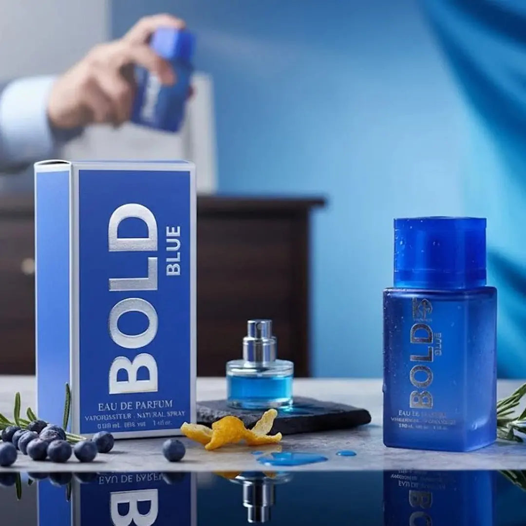 Bold Blue eau de parfum 100ML with fresh long lasting unisex fragrance for everyday use