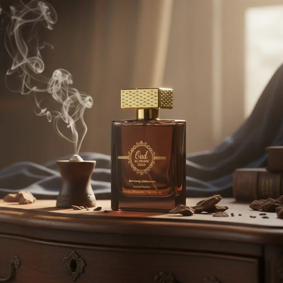 Batreeq Oud Al Shams Gold Eau De Parfum 100ML Luxury Oud Long Lasting Unisex Fragrance