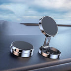 Folding suction phone holder designed for stable dashboard mounting and easy viewing