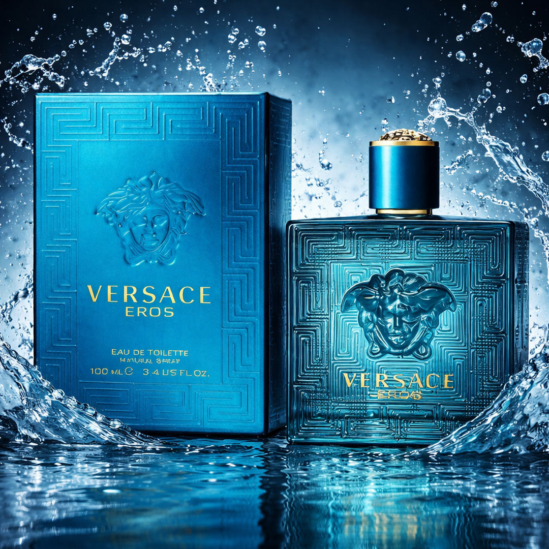 Versace Eros Perfume 100ml Long Lasting Fresh & Sensual Fragrance for Men