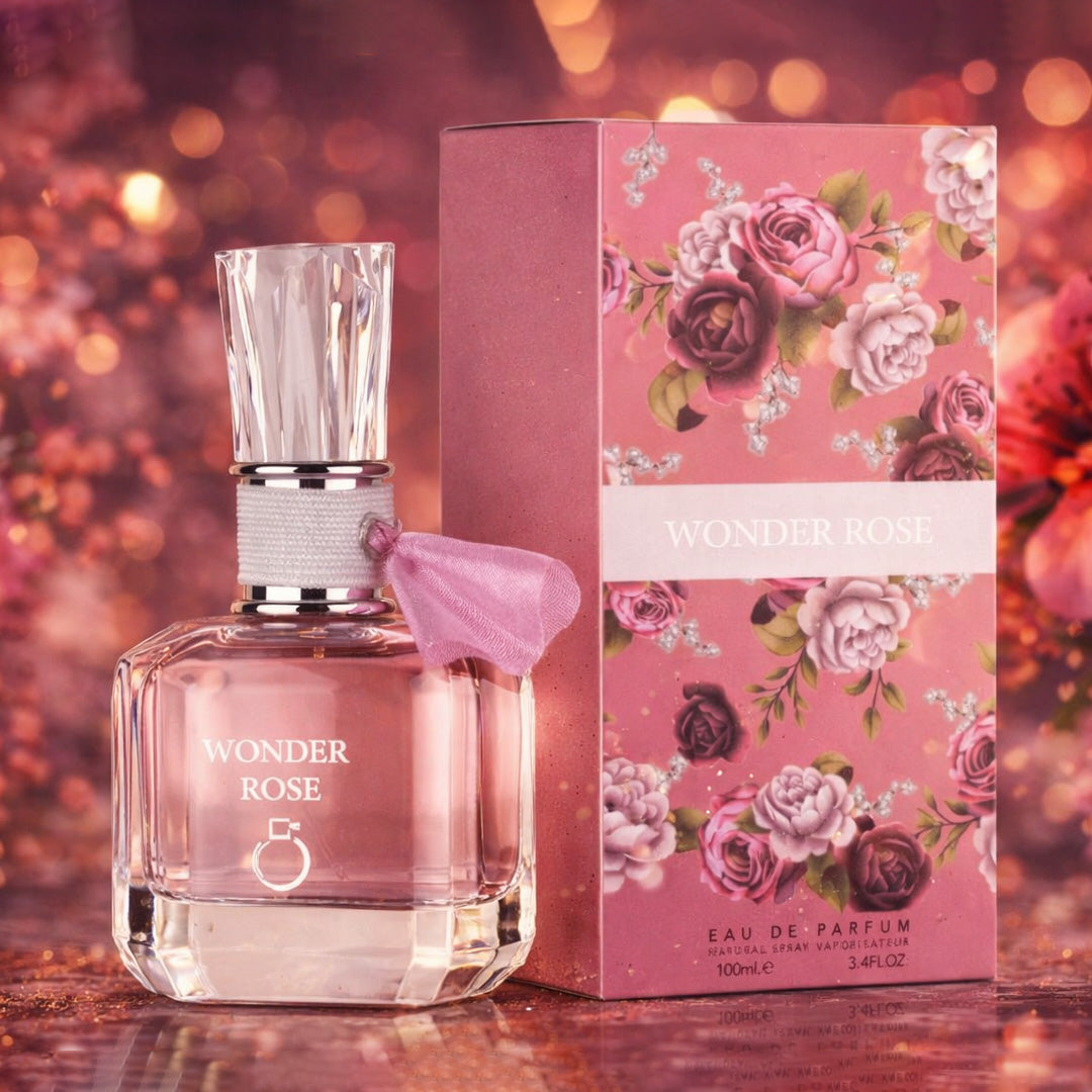 Wonder Rose Perfume 100ml Floral Rose Long Lasting Elegant Women Fragrance